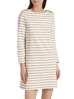 Ruta Striped Shift Minidress