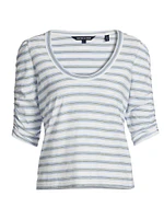 Netto Striped Cotton Top