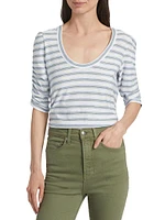 Netto Striped Cotton Top