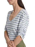 Netto Striped Cotton Top