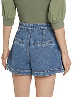 Diaz Wrap Denim Skort