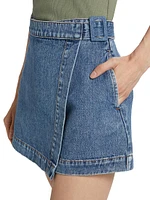 Diaz Wrap Denim Skort