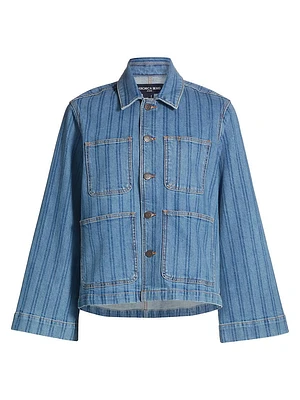 Dahl Striped Denim Jacket