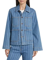 Dahl Striped Denim Jacket