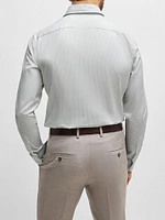 Slim-Fit Shirt Striped Cotton