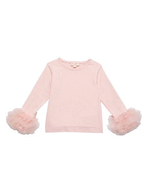 Baby Girl's Shadow & Shine Bebe Poodle Long-Sleeve Top