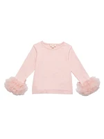 Baby Girl's Shadow & Shine Bebe Poodle Long-Sleeve Top