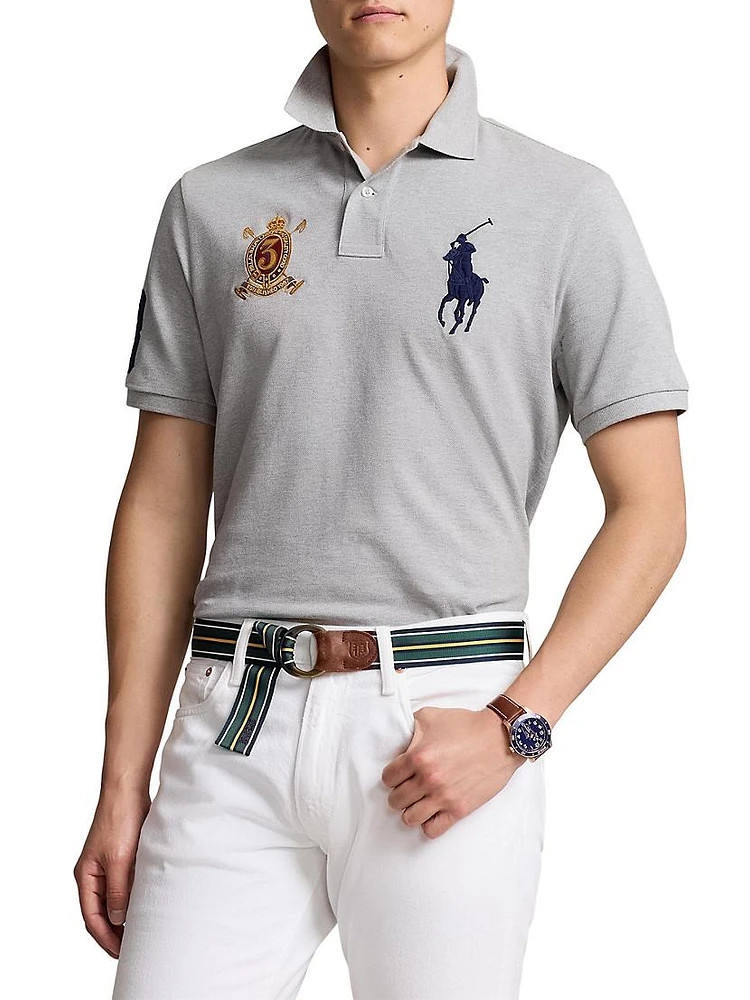 Mesh Pony Sport Polo Shirt