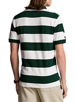 Striped Cotton Polo Shirt