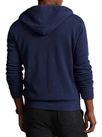 Cotton-Blend Zip Hoodie