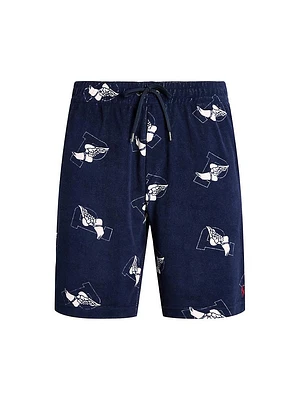 P-Wing Cotton-Blend Shorts