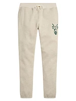 Cotton-Blend Fleece Sweatpants