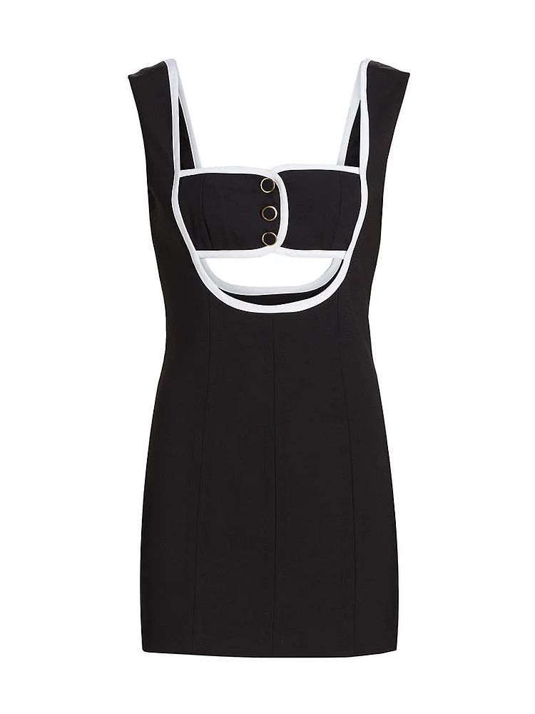 Egon Cut-Out Minidress