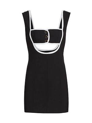 Egon Cut-Out Minidress