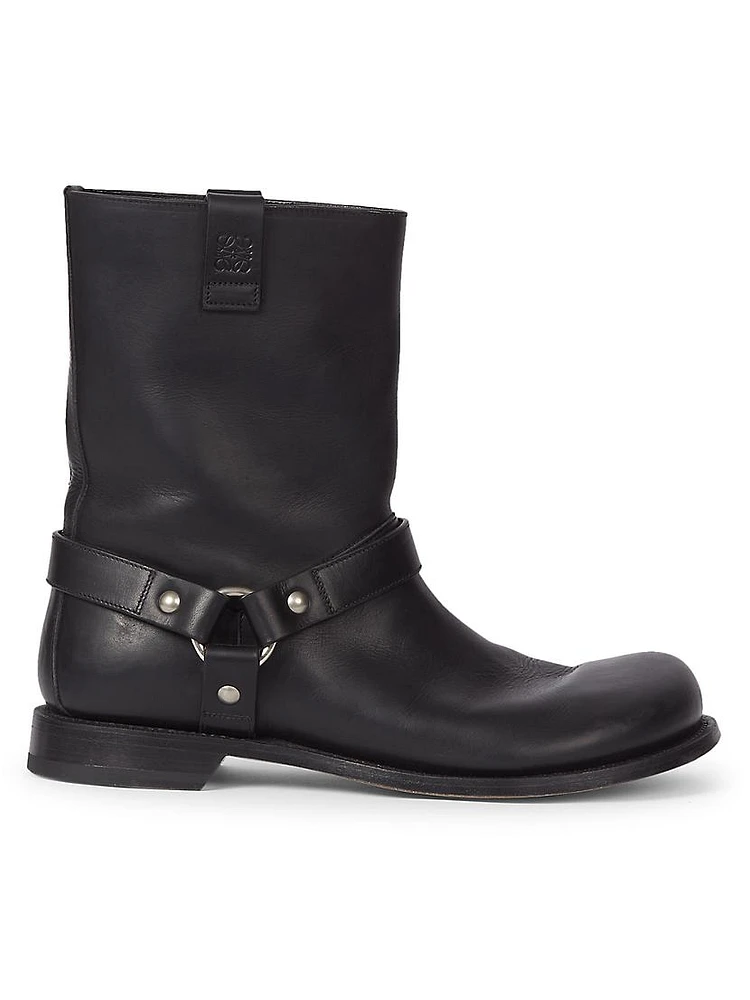 Campo Leather Biker Boots