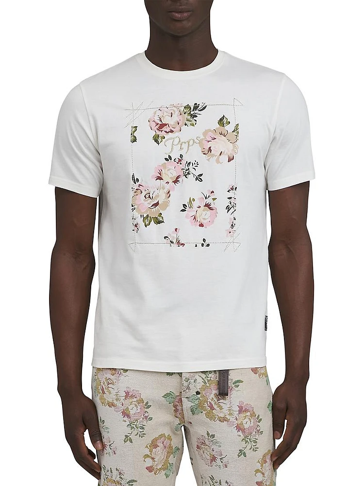 Alba Floral Cotton T-Shirt