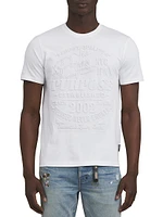 Gallicia Embossed Cotton T-Shirt