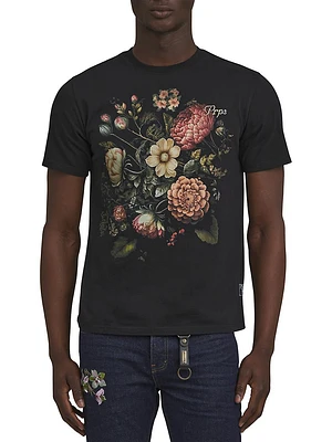 Pillar Floral Cotton T-Shirt