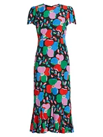 Lulani Geometric Floral Maxi Dress