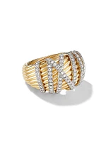 Helena Dome Ring 18K Yellow Gold