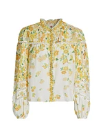 Azaleia Floral Cotton Blouse