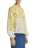 Azaleia Floral Cotton Blouse