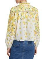 Azaleia Floral Cotton Blouse