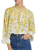 Azaleia Floral Cotton Blouse