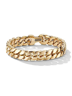 Curb Chain Bracelet in 18K Yellow Gold