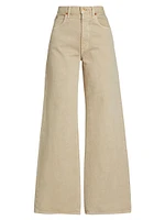 Grace Wide-Leg Twill Pants