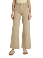 Grace Wide-Leg Twill Pants