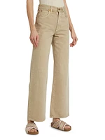 Grace Wide-Leg Twill Pants