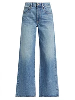 Selena Mid-Rise Wide-Leg Jeans