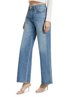 Selena Mid-Rise Wide-Leg Jeans