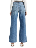 Selena Mid-Rise Wide-Leg Jeans