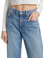 Selena Mid-Rise Wide-Leg Jeans