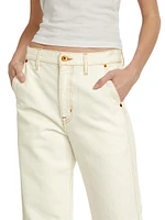 Grace Double Seam Wide-Leg Jeans