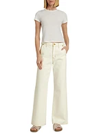 Grace Double Seam Wide-Leg Jeans