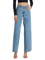 Mica Low-Rise Straight Jeans