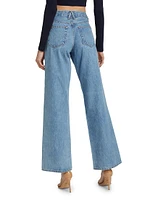 Mica Low-Rise Straight Jeans