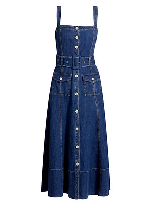 Vega Denim Midi-Dress