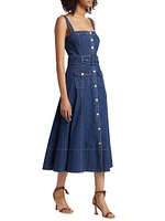 Vega Denim Midi-Dress