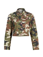 Regina Camo Rhinestone Jacket