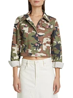 Regina Camo Rhinestone Jacket