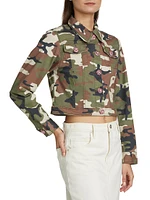 Regina Camo Rhinestone Jacket