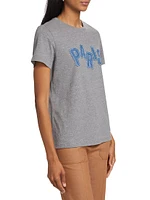 Patched Denim Paris T-Shirt