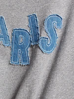 Patched Denim Paris T-Shirt