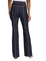 Santi Zipper Trim Jeans