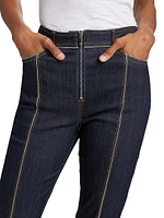 Santi Zipper Trim Jeans