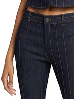 Alina Seamed Denim Pants